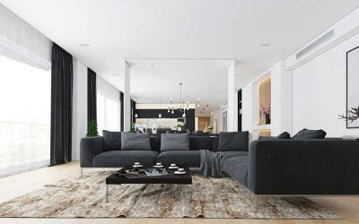 Vật liệu sử dụng trong thiết kế nhà tối giản